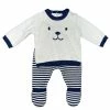 Baby Registry Puppy Face Sweater Footie Set