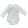 Mayoral Fall Grey Ribbed Onesie W/Pocket New Arrivals
