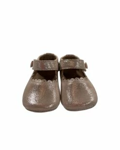 Baby Registry Scalloped Mary Jane Talc