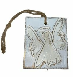 Coddiwomple Designs 6x6 Single Angel W/Rope Decor