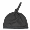 L'OVED BABY Gray Velveteen Top Knot Hat Infant Clothing