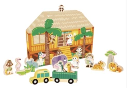 Classic World Toys Play & Tell Wild Animal