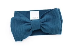 IN AWE Baby Accessories Teal "chandler" Wide Width Headwrap