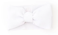 Bella Reese White "chandler" Wide Width Headwrap