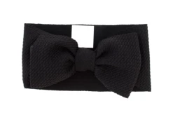 Bella Reese Baby Accessories Black "chandler" Wide Width Headwrap