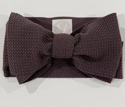 Bella Reese Plum "chandler" Wide Width Headwrap Baby Accessories