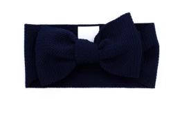 Bella Reese Navy "chandler" Wide Width Headwrap