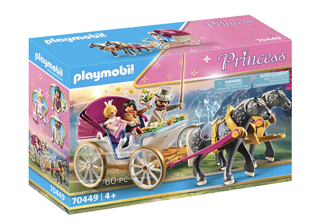 Cheap 🌟 PLAYMOBIL Horse Drawn Carriage Toys 🤩 1 PLAYMOBIL Horse Drawn Carriage Toys