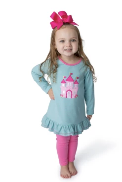 Be Mine Fall Princess Castle Legging Set 50% Off Fall Clothing