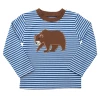 Be Mine Bear Applique Long Sleeve Tee