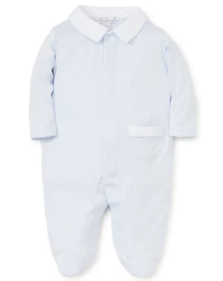 Kissy Kissy Blue Kissy New Beginnings Footie W/Collar