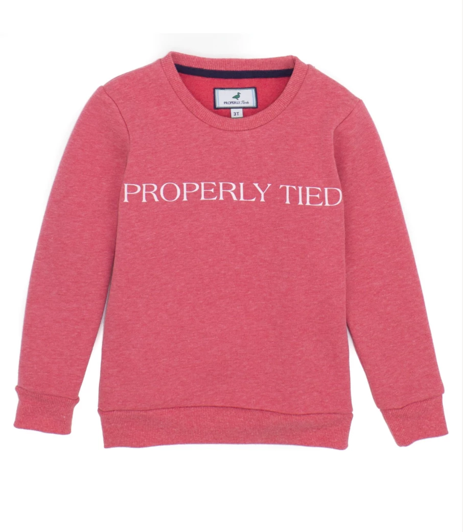 Brand new ๐ Properly Tied Fall 22 PT Deane Printed Crew Azalea Heather 50% Off Fall Clothing โ๏ธ 1 Properly Tied Fall 22 PT Deane Printed Crew Azalea Heather 50% Off Fall Clothing