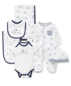 Little Me Infant Clothing Puppy Toile Gift Box Set