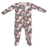 Sweet Bamboo Kayla Ruffled Zippered Footie