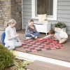 HEARTHSONG Toys Giant Garden Foam Checkers Set