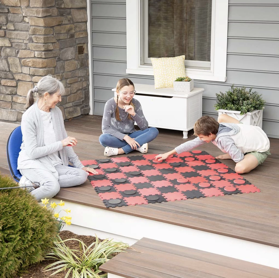 Cheapest π HEARTHSONG Toys Giant Garden Foam Checkers Set π― 1 HEARTHSONG Toys Giant Garden Foam Checkers Set