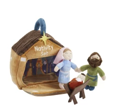 Mudpie Accessories Baby Accessories Nativity Plush Set