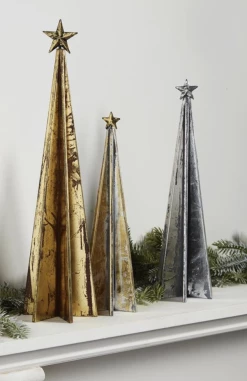 Mudpie Decor Medium Silver Gold Tree Sitter