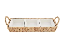 Mudpie Decor Hyacinth Section Server Set
