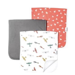 Copper Pearl Baby Accessories CP Ace Burp Cloth Set