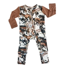 Rockin Royalty Wild Horses Footie