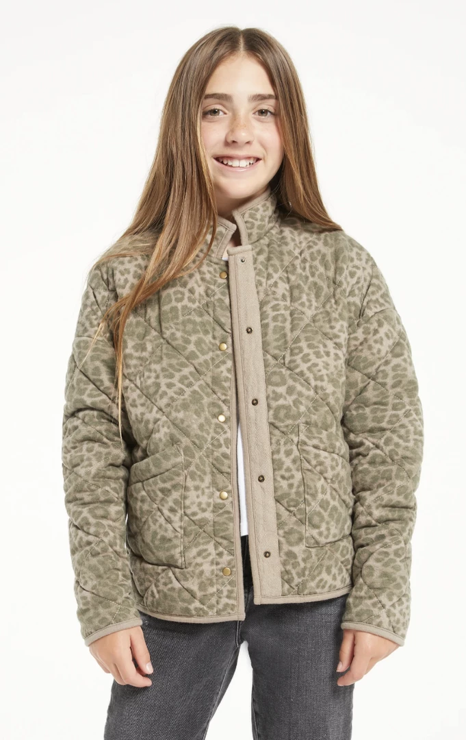 Buy ❤️ Habitual Girl/Truce Fall 50% Off Fall Clothing Maya Leopard Jacket Dusty Olive ✨ 1 Habitual Girl/Truce Fall 50% Off Fall Clothing Maya Leopard Jacket Dusty Olive