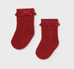 Mayoral Accessories Baby Accessories Knee High Red Socks