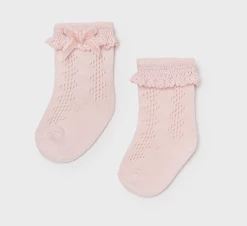 Baby Registry Knee High Pink Socks