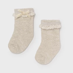 Mayoral Accessories Baby Accessories Gold Knee High Socks