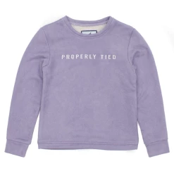 Properly Tied Fall 22 PT Asher Crew Neck Lavender