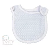 Infant Clothing Paty Bib W/Side Opening Blue