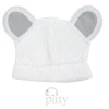 Infant Clothing Paty Bear Cap White W/Gray Ears
