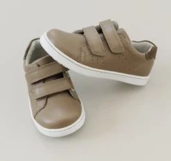 L'Amour Kyle Double Strap Sneaker Mocha Shoes