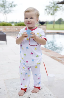 The Printed Press Infant Clothing Snowball Unisex Pj Set