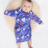 The Printed Press Baseball Baby Gown Infant Clothing