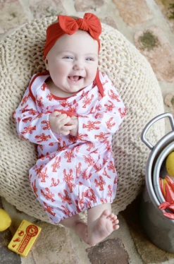The Printed Press Crawfish Baby Gown Infant Clothing