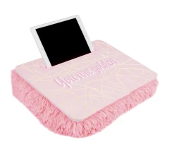 3C4G/Make It Real Toys Pink & Gold Deluxe Fur Lap Desk