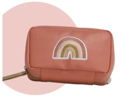 3C4G/Make It Real Toys Tech Bag-Rainbow-Mauve