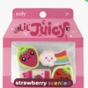 OOLY Lil' Juicy Scented Pencil Topper Erasers Strawberry Toys