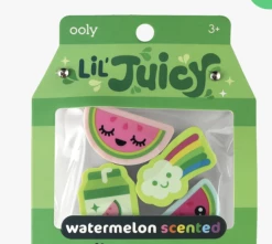 OOLY Lil' Juicy Scented Pencil Topper Erasers Watermelon