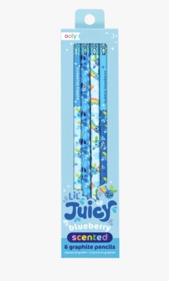 OOLY Lil Juicy Scented Graphite Pencils - Blueberry Toys