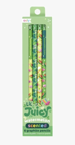OOLY Lil Juicy Scented Graphite Pencils - Watermelon Toys