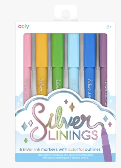 OOLY Silver Linings Outline Markers
