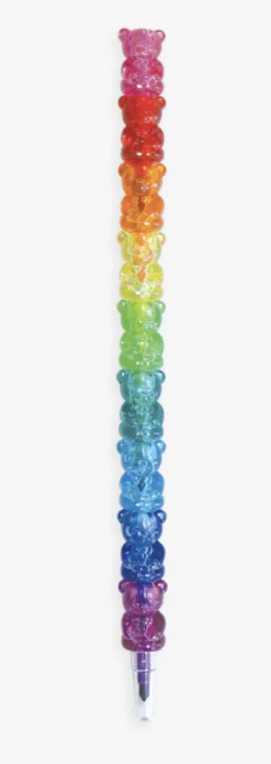 OOLY Toys Bunch O' Bears Gummy Bear Stacking Crayon