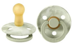 Baby Registry Sage/Ivory Tie Dye 2pk Bibs Paci