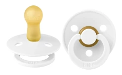 Bibs Pacifier White 2pk Bibs Paci