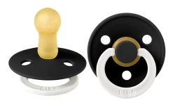 Bibs Pacifier Baby Accessories Black Glow 2pk Bibs Paci