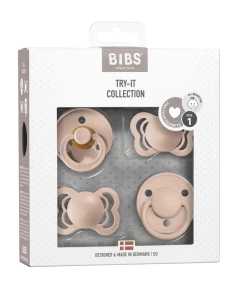 Baby Registry Try It Blush Collection Bibs Paci