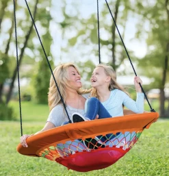 HEARTHSONG 46-Inch Mega FunShine Round Bungee Swing