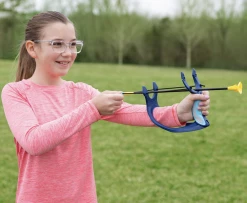 HEARTHSONG Toys 2-in-1 Slingshot And Archery Set